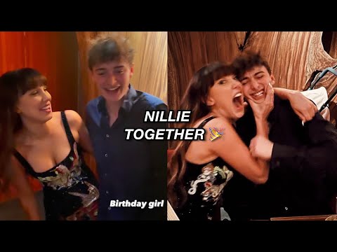 Noah Schnapp and Millie Bobby Brown on her 18th birthday !