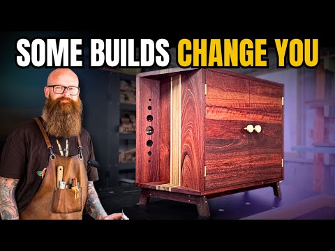 This Woodworking Project Might Be My Best Yet | Whiskey & Liquor Cabinet