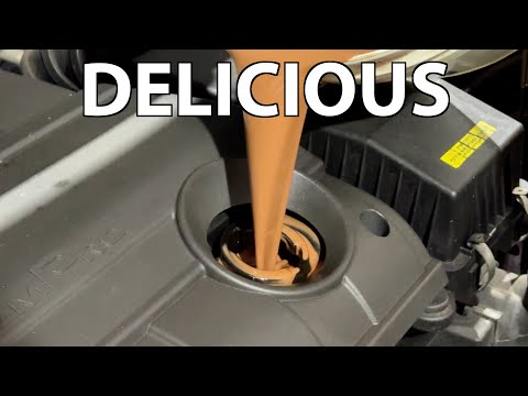 I replaced my engine oil with chocolate.