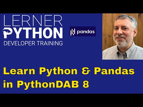 All about PythonDAB 8: Mentored instruction in Python and Pandas