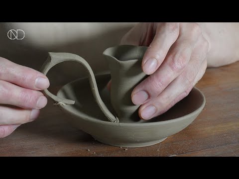 물레로 만드는 도자기 촛대  : Making a ceramic candle holder [ONDO STUDIO]