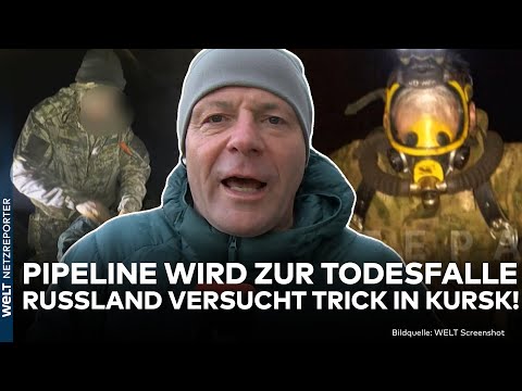 KRIEG IN UKRAINE: Gaspipeline wird zur Todesfalle! Putins Soldaten wollen Kessel in Kursk schließen