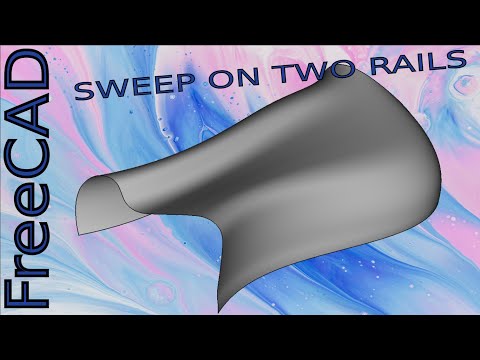 FreeCAD Surfacing - How to Sweep on 2 Rails |JOKO ENGINEERING|