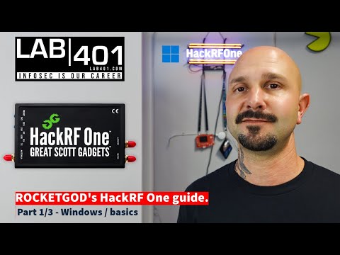 ROCKETGOD's HackRF One guide - part 1/3  Basics, Windows apps, setting up - LAB401
