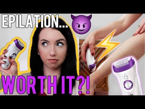I tried an Epilator Hair Removal Device for 3 Weeks...My Experience, Results, Will I Continue?