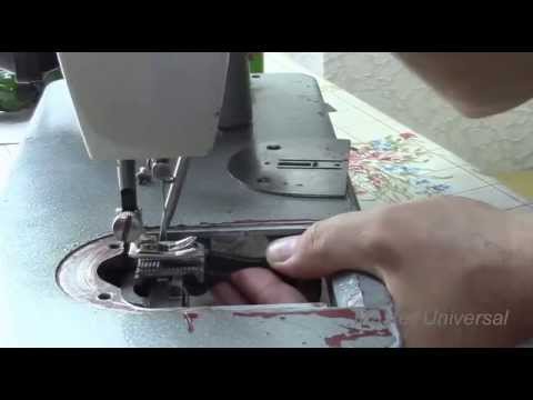 Как сделать большой стежок на бытовой швейной машине Подольск 142. Видео №86.
