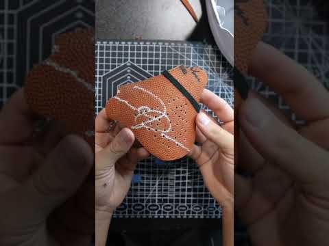 Turning a Basketball🏀 into Custom Shoes! 👟