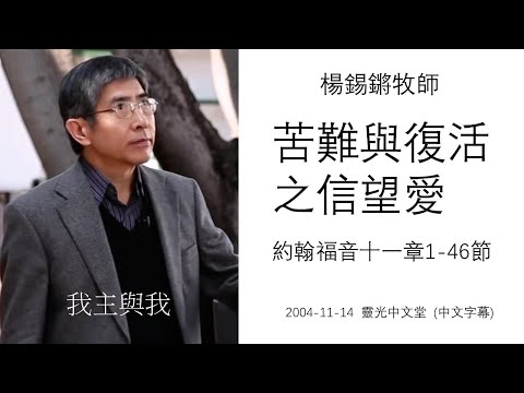 Suffering And The Resurrection: John 11:1-46  -  Rev. Philip Yeung