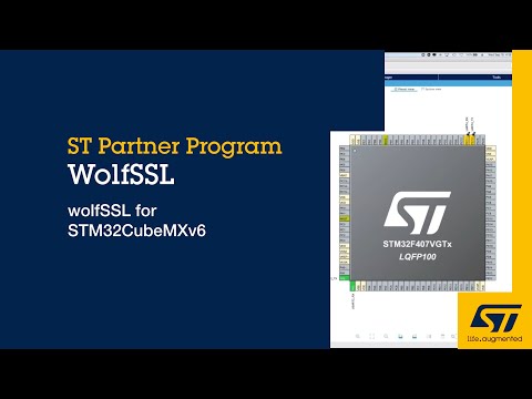 How to use wolfSSL software expansion for STM32Cube