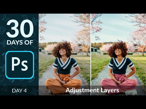 How to Use Adjustment Layers in Photoshop | Day 4