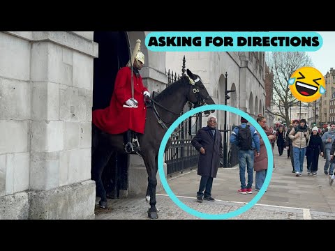 🤣FULL NONSENSE! Asking the Guard for Directions Inside the Box 🙈