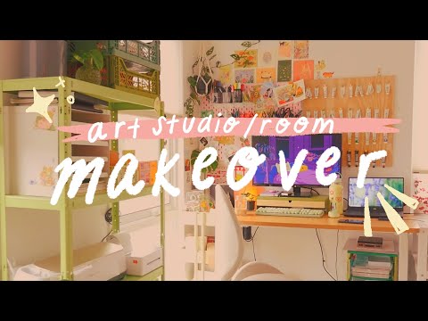 art studio (aka my room) makeover! ✿