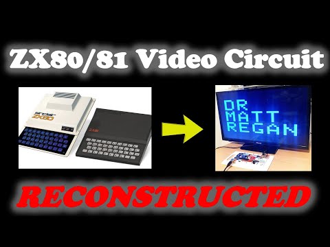 ZX81 Video Circuit Part 1: Z80 Solo.