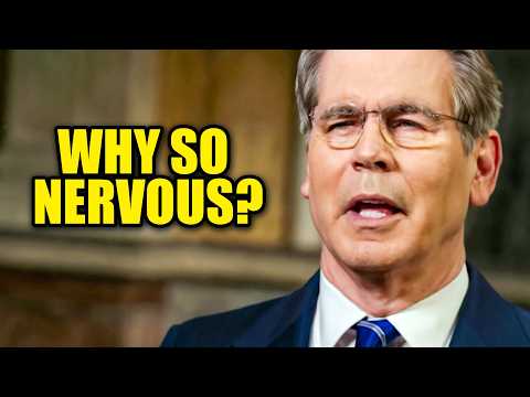 Scott Bessent Interview CUT SHORT By Trump... Comes Back STRANGE
