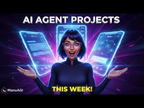 Top AI Agent Projects This Week: Research, Coding Assistants & Conversational Agents