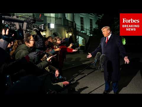 JUST IN: President Trump Takes Reporters Questions Before Departing On Asia Trip