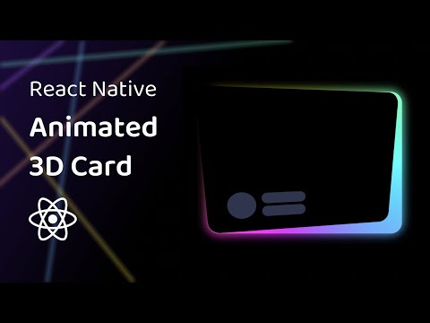 Animated 3D Card in React Native (Reanimated and Skia)