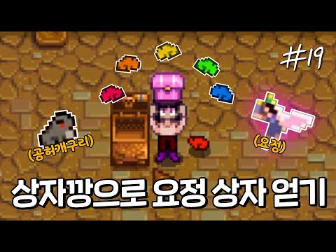셋놀 중독 사인클에게 찾아온 달콤한 상자깡 [스타듀밸리]