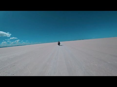 On Biggest Salt Lake in the World With Moto 🇧🇴