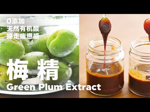 省下萬元保健品❗️家庭版梅精0添加教程🍑看完別再說不懂分真貨〡純音樂版Homemade Plum Extract 0 Additives Recipe 🍑 ASMR