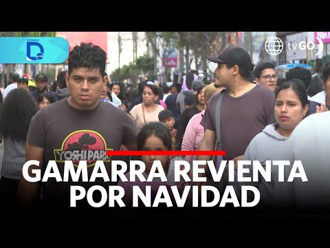Gamarra is packed with christmas shoppers | Domingo al Día | Peru