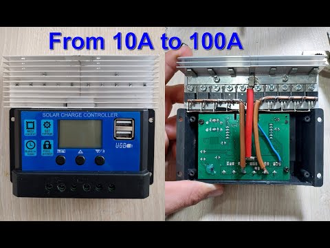 Make solar charge controller from 10A to 100A