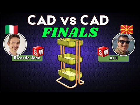 CAD Speedmodeling Tournament! - FINALS Battle 2 - SOLIDWORKS vs SOLIDWORKS