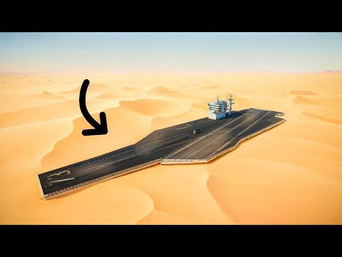 أمريكا في صدمة… لماذا تبني الصين حاملة طائرات وسط الصحراء؟