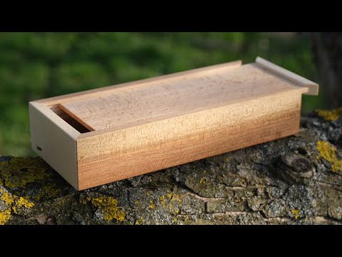 Handmade Pencil Box ✏️ Mostly Hand Tools & Simple Joinery