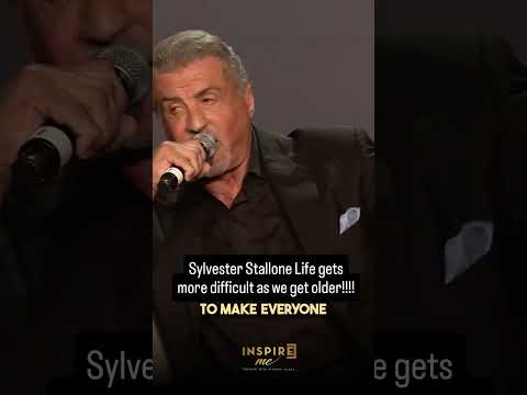 Sylvester Stallone shares important life advice....