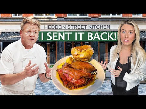Trying Gordon Ramsay's £35 Roast! I SENT IT BACK!!