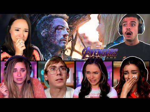 TOP "IRON MAN DEATH" REACTIONS! *Avengers:Endgame (2019)* MOVIE REACTION MASHUP- FIRST TIME WATCHING