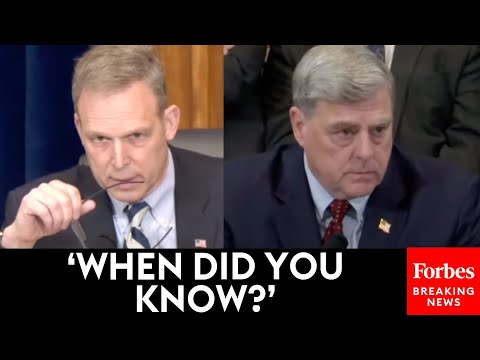 BREAKING: Mark Milley Grilled By Scott Perry About Afghanistan Drone Strike That Killed 7 Children