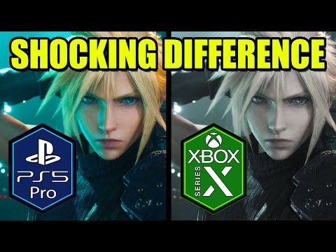 Final Fantasy 7 Remake PS5 Pro vs Xbox Series X Comparison