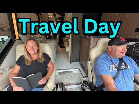 Full TRAVEL DAY in an ULTIMATE LUXURY MOTORHOME (Start to Finish)