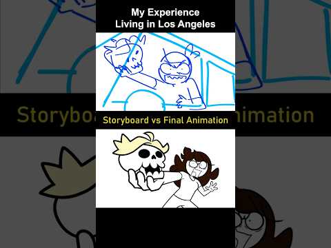 Storyboard vs Animation: Living in Los Angeles (shot 11)