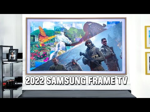 2022 Samsung Frame TV: ART &amp; GAMING!