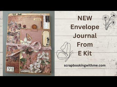 FREE TEMPLATE & START TO FINISH ENVELOPE JOURNAL USING OCTOBER E KIT