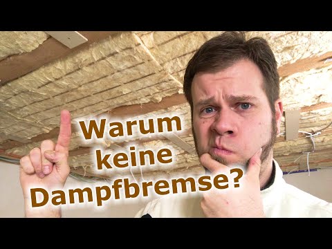 Dampfsperre anbringen: Wann, warum, wie | Luftdicht Sanieren und Bauen