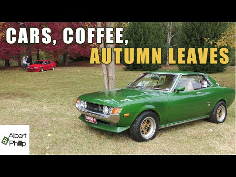 Highball Cars and Coffee goes country amongst Autumn leaves