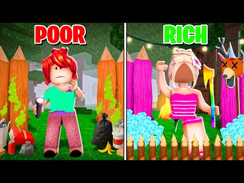 RICH vs POOR Challenge in 99 Nights in the Forest!