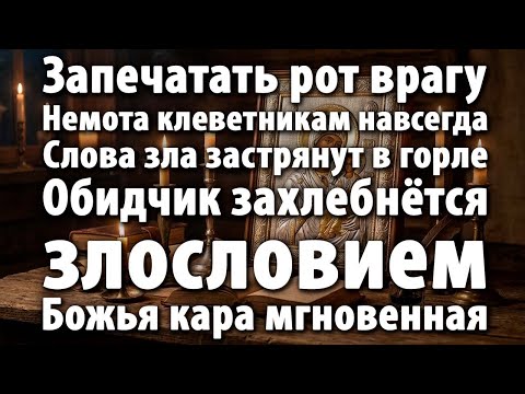 🔥ВРАГИ ОНЕМЕЮТ ОТ УЖАСА! ИХ ЯЗЫКИ ПРИЛИПНУТ К НЁБУ! ЛЮБОЕ СЛОВО ПРОТИВ ВАС ВЕРНЁТСЯ ИМ В ГЛОТКУ!⚡😱