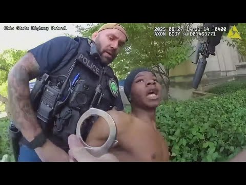Bodycam footage shows intense moments during shooting of suspect by trooper at Case Western Reserve