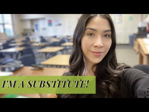 MY FIRST DAY AS A SUBSTITUTE/SUBSTITUTE TIPS!!