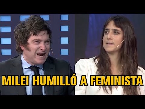 MILEI HUMILLÓ A FEMINISTA PAÑUELITO VERDE - Javier Milei en La Nación + 3/6/2022