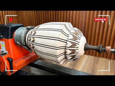 Unbelievable Woodturning Pattern Revealed on the Lathe! Woodturning