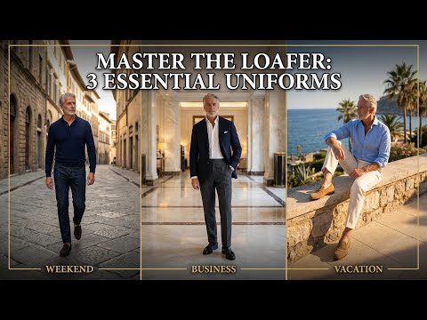 Stop Guessing! 3 Loafer Outfits Every Man Over 50 Needs