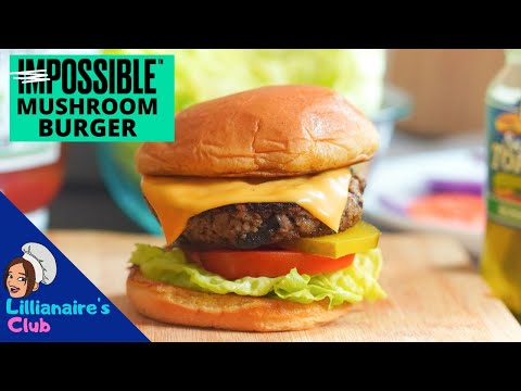 Easy Mushroom Burger | Shitake and Oats Burger | Meatless Burger. #mushroomburger