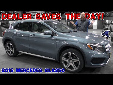 Finally! A dealer saves the day on this '15 Mercedes GLA250! The CAR WIZARD was totally shocked!