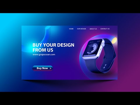 Professional Website Banner Design - Adobe Photoshop Tutorial